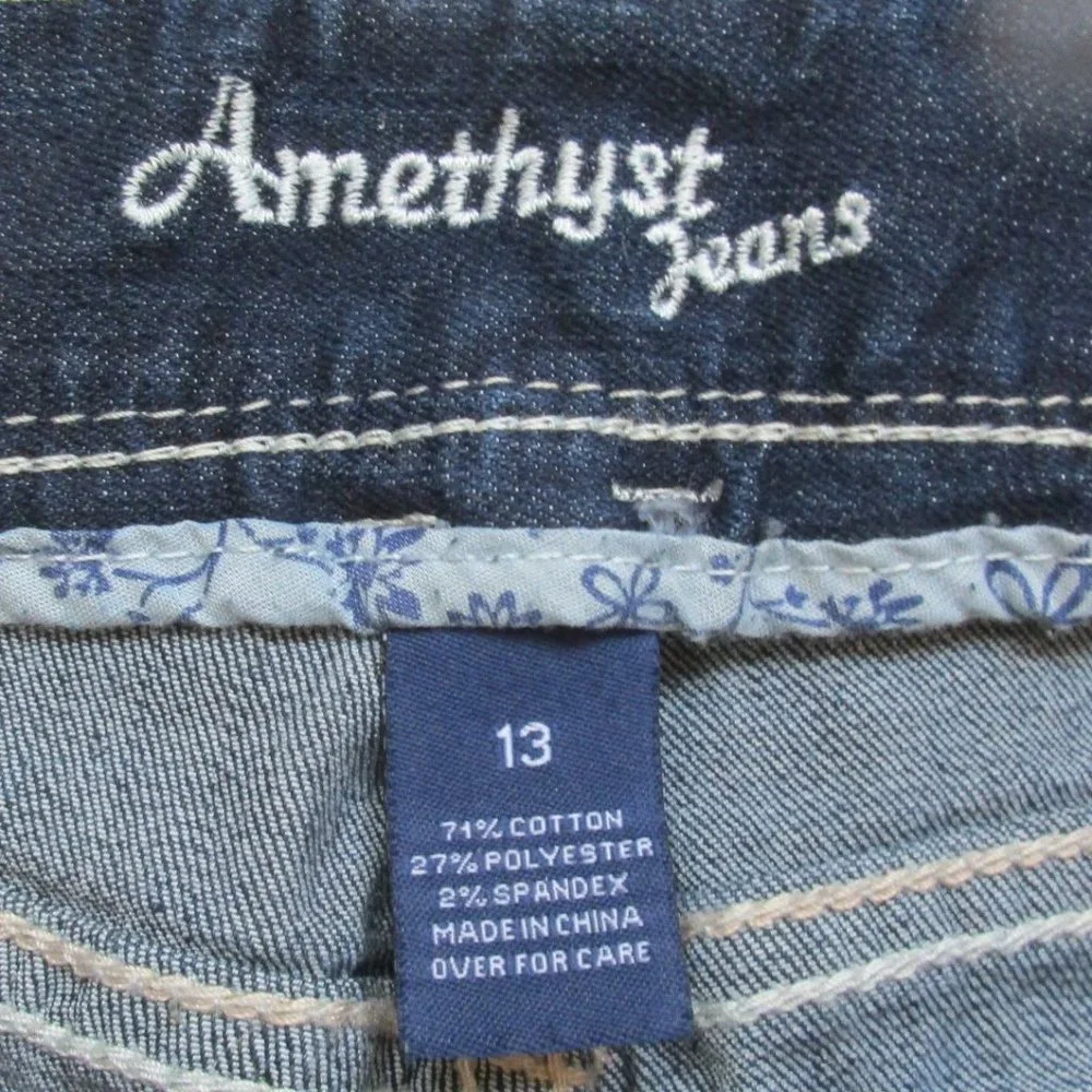 🌸SOLD🌸 New AMETHYST Jeans Size 13 Low Rise Boot Cut Denim - Picture 12 of 12